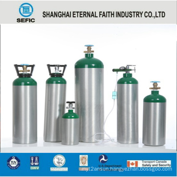 10L High Pressure Portable Medical Aluminum Oxygen Gas Cylinder (MT-6-10)